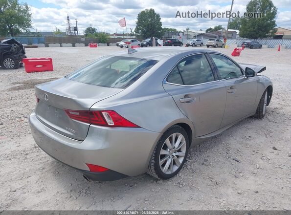 JTHBA1D24G5017676 2016 LEXUS IS 200T Серебряный Задняя правая четверть