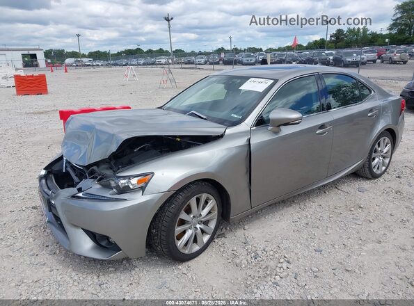 JTHBA1D24G5017676 2016 LEXUS IS 200T Серебряный Передняя левая четверть
