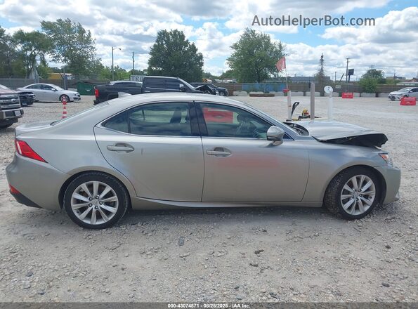 JTHBA1D24G5017676 2016 LEXUS IS 200T Серебряный Вид задней части салона