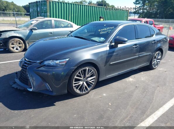 JTHBZ1BL8JA016372 2018 LEXUS GS 350 Gray Передня ліва чверть