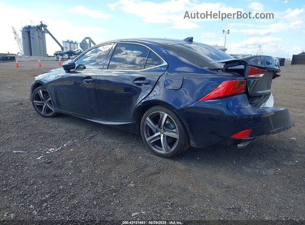 JTHCM1D22H5025904 2017 LEXUS IS 300 Blue უკანა მარცხენა
