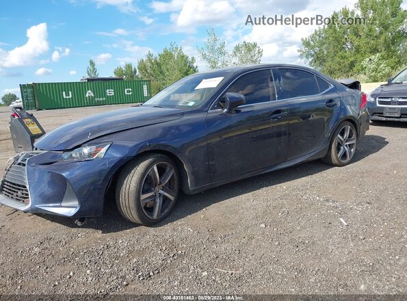 JTHCM1D22H5025904 2017 LEXUS IS 300 Blue წინა მარცხენა ხედი სამი მეოთხედიდან