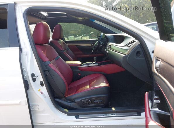 JTHCZ1BL1HA004658 2017 LEXUS GS White Widok wnętrza z przodu