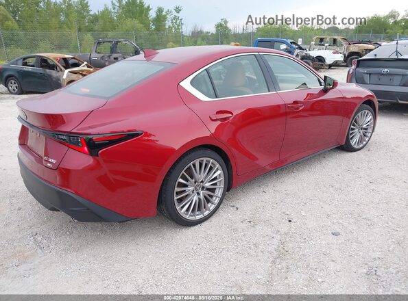 JTHD81F23P5050881 2023 LEXUS IS Red Trasero derecho