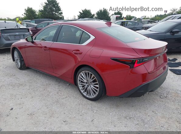 JTHD81F23P5050881 2023 LEXUS IS Red Trasero izquierdo