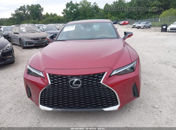 JTHD81F23P5050881 2023 LEXUS IS Red Vista del cuadro de instrumentos
