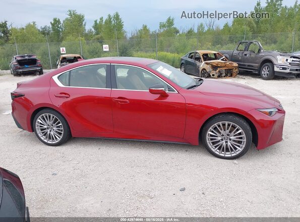 JTHD81F23P5050881 2023 LEXUS IS Red Vista interior trasera