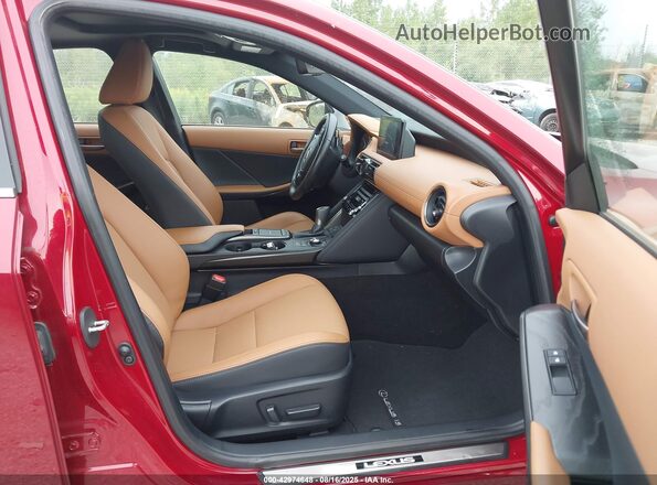 JTHD81F23P5050881 2023 LEXUS IS Red Vista interior delantera