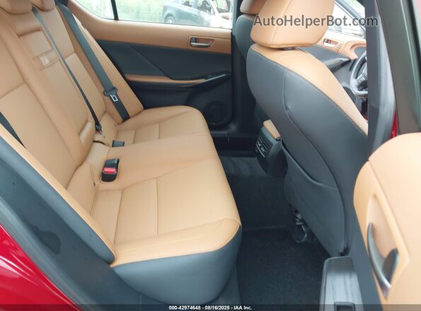 JTHD81F23P5050881 2023 LEXUS IS Red Vista de la etiqueta del VIN