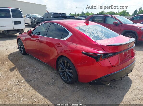 JTHGZ1B2XP5071663 2023 LEXUS IS 350 Red Rear left
