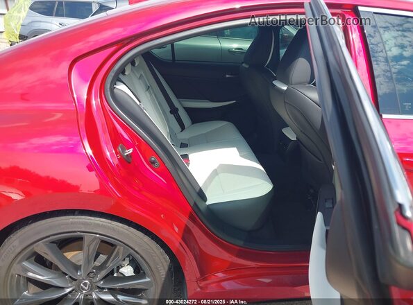 JTHGZ1B2XP5071663 2023 LEXUS IS 350 Red VIN sticker view