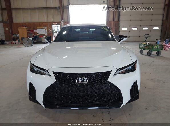 JTHGZ1E22R5036484 2024 LEXUS IS 350 White Vista del cuadro de instrumentos