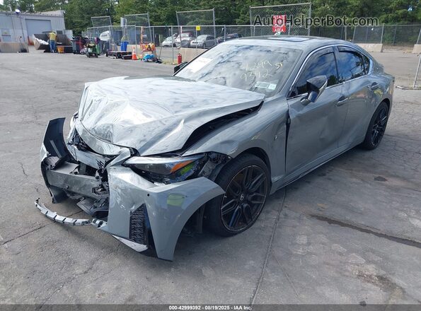 JTHGZ1E27R5033872 2024 LEXUS IS 350 Gray Vista tres cuartos delantera izquierda