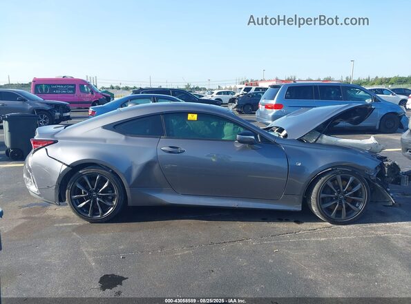 JTHHA5BC1K5008844 2019 LEXUS RC Gray Вид задньої частини салону