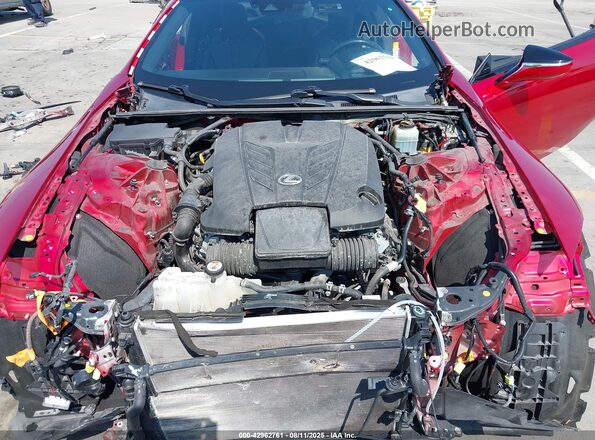 JTHHP5AY9JA002825 2018 LEXUS LC 500 Burgundy Rear view