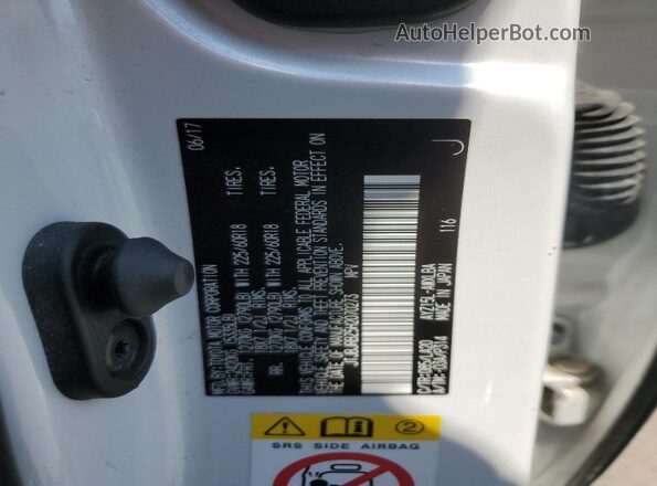 JTJBJRBZ5H2070273 2017 LEXUS NX White 