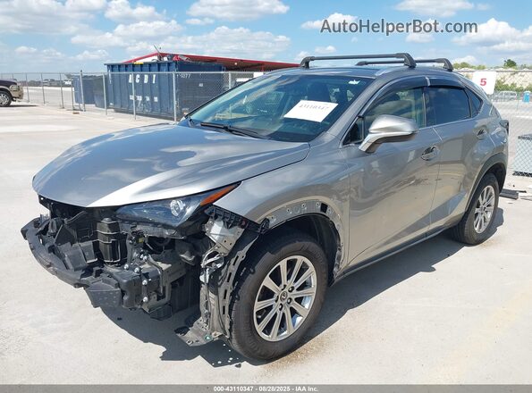 JTJDARBZ9M5034846 2021 LEXUS NX 300 Gold Առջևի ձախ երեք քառորդ տեսարան