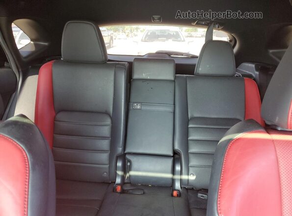 JTJSARBZ8M2182043 2021 LEXUS NX Black Widok wnętrza z tyłu