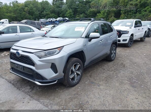 JTMAB3FV9MD035296 2021 TOYOTA RAV4 PRIME Silver წინა მარცხენა ხედი სამი მეოთხედიდან