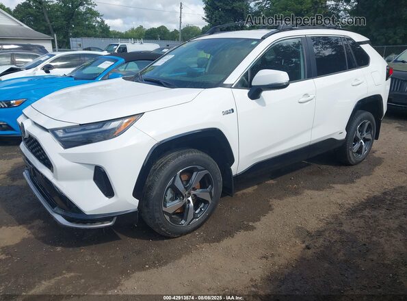 JTMCB3FV6PD113935 2023 TOYOTA RAV4 PRIME White წინა მარცხენა ხედი სამი მეოთხედიდან
