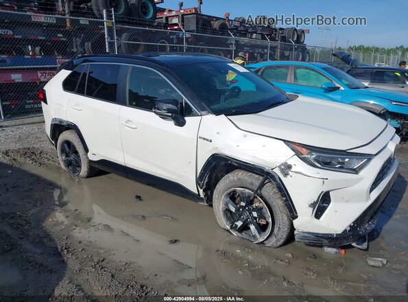 JTME6RFVXLD501549 2020 TOYOTA RAV4 HYBRID White წინა ხედი
