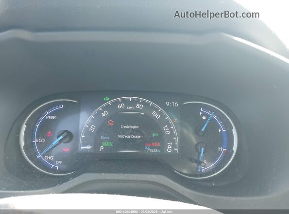 JTME6RFVXLD501549 2020 TOYOTA RAV4 HYBRID White უკანა სავარძლების ხედი