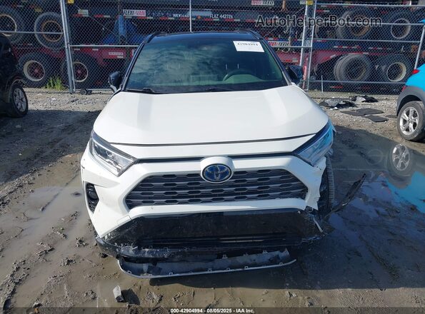 JTME6RFVXLD501549 2020 TOYOTA RAV4 HYBRID White ხელსაწყოთა პანელის ხედი