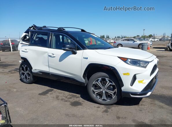 JTMEB3FV2MD073096 2021 TOYOTA RAV4 PRIME Белый Вид задней части салона