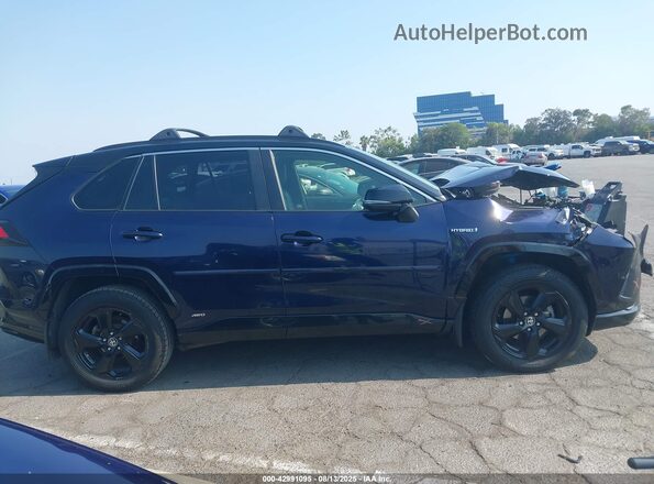 JTMEWRFV1LJ047757 2020 TOYOTA RAV4 HYBRID Dark Blue უკანა სალონის ხედი