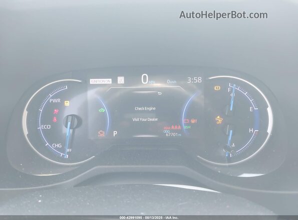 JTMEWRFV1LJ047757 2020 TOYOTA RAV4 HYBRID Dark Blue უკანა სავარძლების ხედი