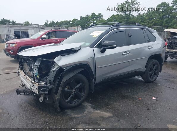 JTMEWRFV2LJ032751 2020 TOYOTA RAV4 HYBRID Silver Przód lewy