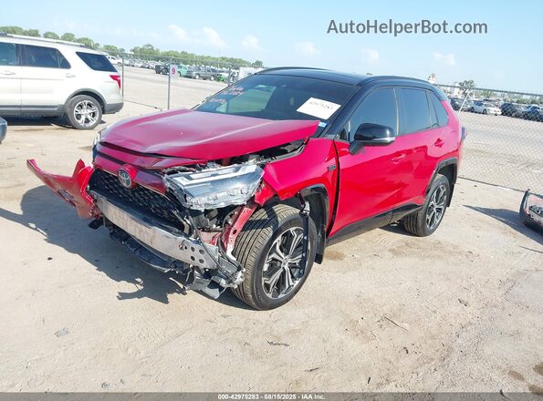 JTMFB3FV3RD185014 2024 TOYOTA RAV4 PRIME Красный Передняя левая четверть