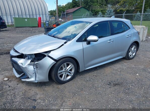 JTND4RBEXL3074897 2020 TOYOTA LL Silver წინა მარცხენა ხედი სამი მეოთხედიდან
