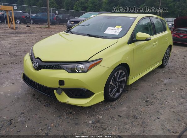 JTNKARJE2GJ510970 2016 TOYOTA SCION Yellow Vista frontal