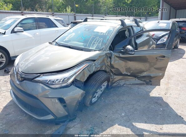 JTNKHMBX2M1099211 2021 TOYOTA LE Green Առջևի ձախ երեք քառորդ տեսարան