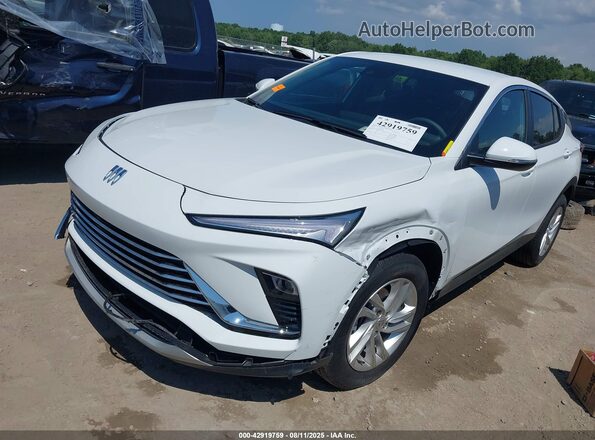 KL47LAEP6SB229821 2025 BUICK OTHER White Առջևի ձախ երեք քառորդ տեսարան