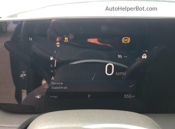 KL4AMBSPXSB166753 2025 BUICK ENCORE Blue Vista del cuadro de instrumentos