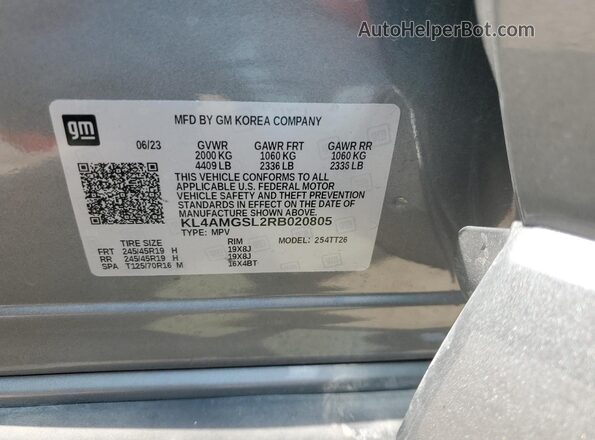 KL4AMGSL2RB020805 2024 BUICK ENCORE Gray 