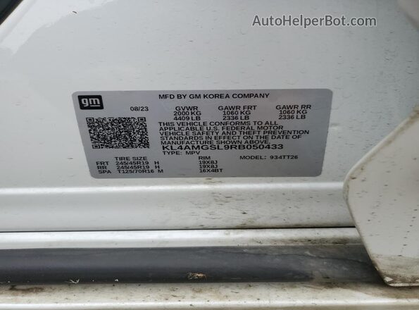 KL4AMGSL9RB050433 2024 BUICK ENCORE White 