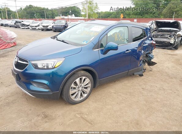 KL4CJESB2LB072939 2020 BUICK ENCORE Dark Blue წინა მარცხენა ხედი სამი მეოთხედიდან