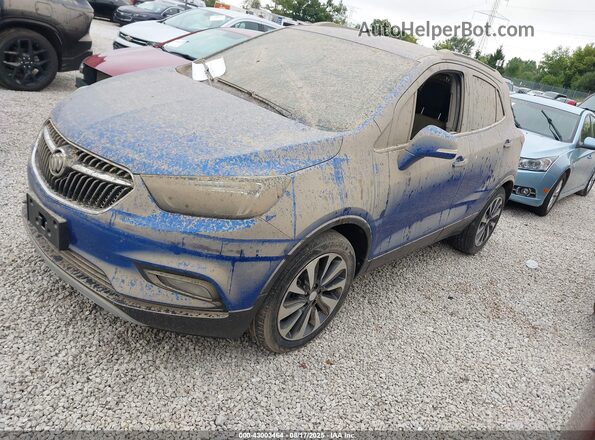 KL4CJGSBXJB666252 2018 BUICK ENCORE Blue 