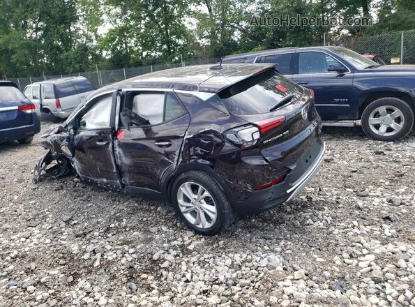 KL4MMBS24MB120310 2021 BUICK ENCORE Burgundy Trasero izquierdo