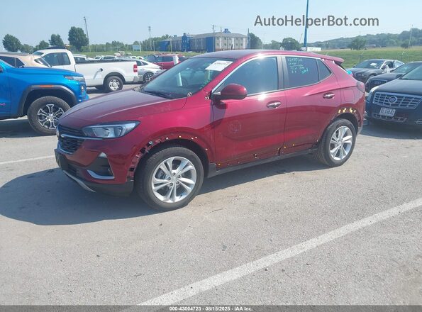 KL4MMBS29PB157714 2023 BUICK ENCORE Темно-бордовый Передняя левая четверть
