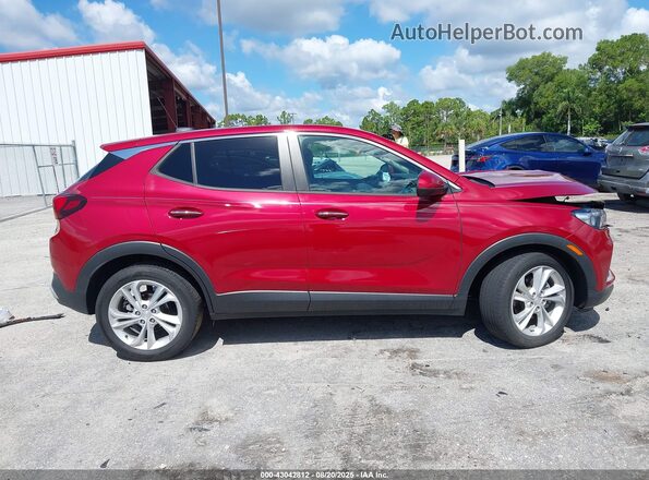 KL4MMBS2XMB124295 2021 BUICK ENCORE Red უკანა სალონის ხედი