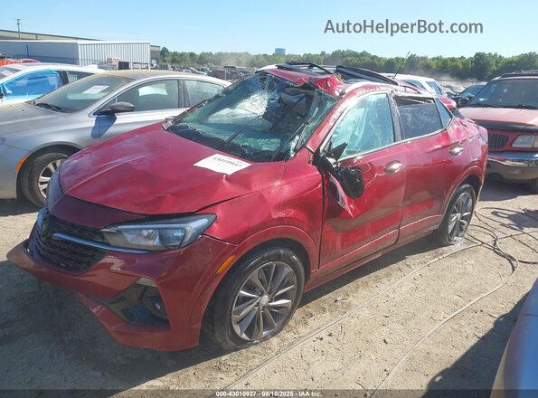 KL4MMDSL0LB132988 2020 BUICK ENCORE Бордовый Передняя левая четверть