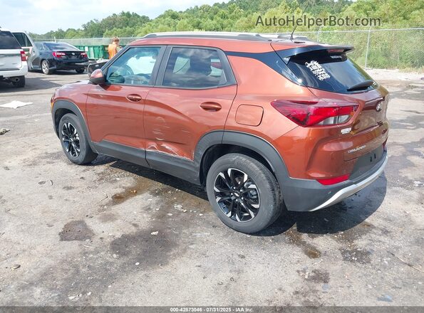 KL79MPS27MB113390 2021 CHEVROLET TRAILBLAZER Orange Trasero izquierdo