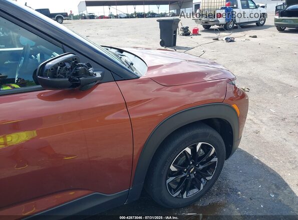 KL79MPS27MB113390 2021 CHEVROLET TRAILBLAZER Orange Vista del cuadro de instrumentos