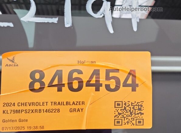 KL79MPS2XRB146228 2024 CHEVROLET TRAILBLAZER  