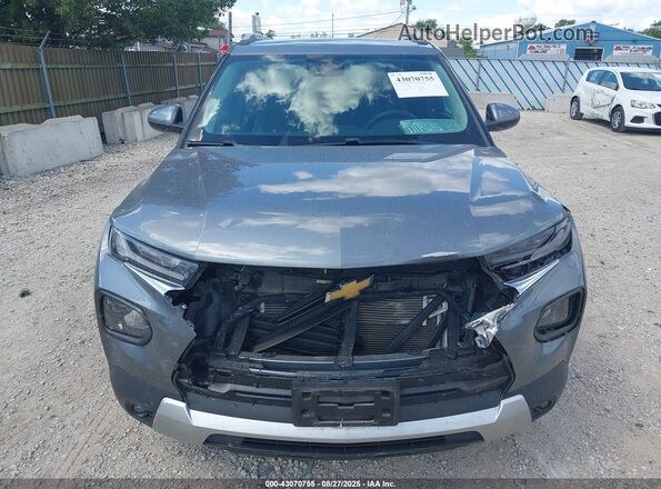 KL79MPSL2MB162134 2021 CHEVROLET TRAILBLAZER Gray Սարքավորումների վահանակի տեսք