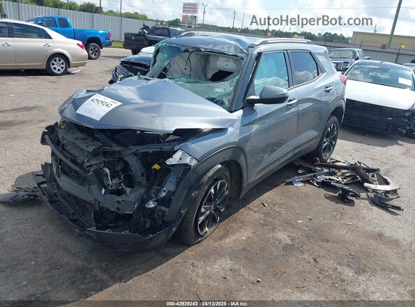 KL79MPSL3NB081676 2022 CHEVROLET TRAILBLAZER Gray Передня ліва чверть